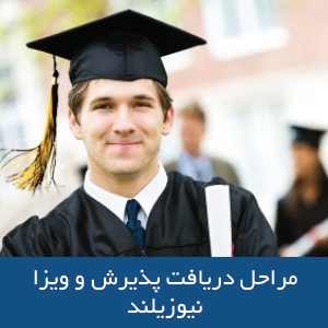 مراحل دریافت  پذیرش و ویزا نیوزیلند