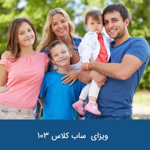 ویزای والدین ساب کلاس 103